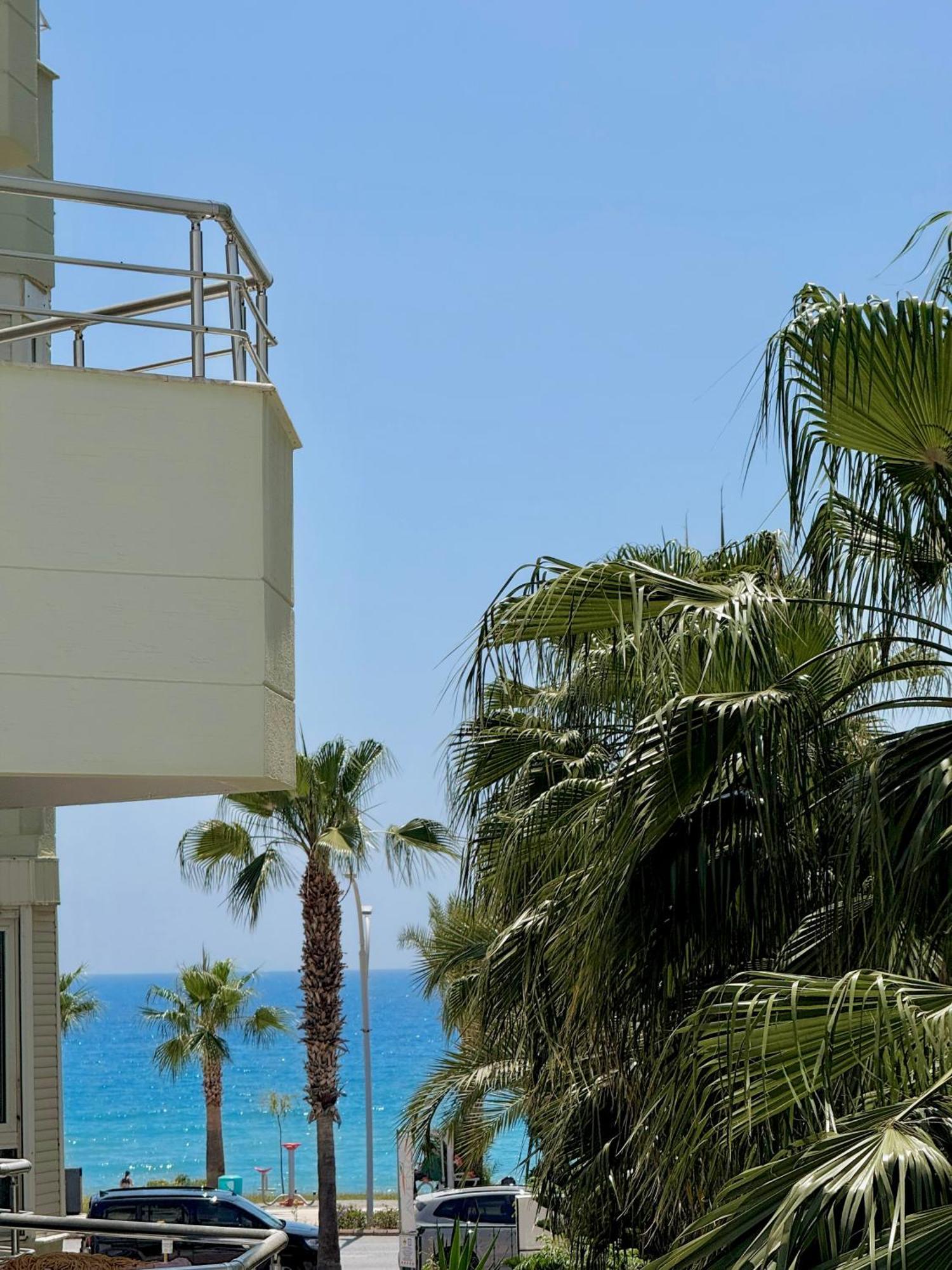 אלאניה Sa Apartments! Beachfront Apartment With Sea View & Pool מראה חיצוני תמונה